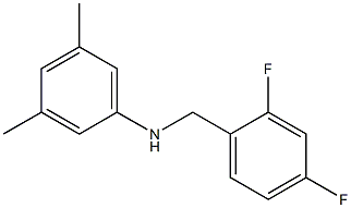 N-[(2,4-difluorophenyl)methyl]-3,5-dimethylaniline Struktur