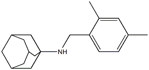 N-[(2,4-dimethylphenyl)methyl]adamantan-1-amine Struktur