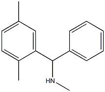 N-[(2,5-dimethylphenyl)(phenyl)methyl]-N-methylamine Struktur