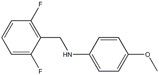 N-[(2,6-difluorophenyl)methyl]-4-methoxyaniline Struktur