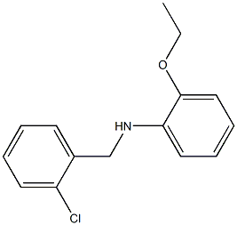 N-[(2-chlorophenyl)methyl]-2-ethoxyaniline Struktur