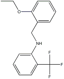 N-[(2-ethoxyphenyl)methyl]-2-(trifluoromethyl)aniline Struktur