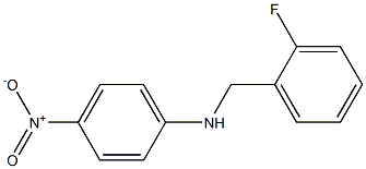 N-[(2-fluorophenyl)methyl]-4-nitroaniline Struktur