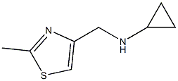 N-[(2-methyl-1,3-thiazol-4-yl)methyl]cyclopropanamine Struktur