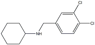 N-[(3,4-dichlorophenyl)methyl]cyclohexanamine Struktur