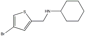 N-[(4-bromothiophen-2-yl)methyl]cyclohexanamine Struktur