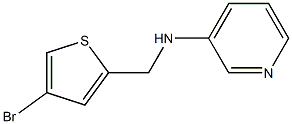 N-[(4-bromothiophen-2-yl)methyl]pyridin-3-amine Struktur