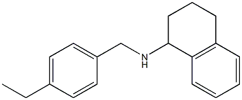 N-[(4-ethylphenyl)methyl]-1,2,3,4-tetrahydronaphthalen-1-amine Struktur