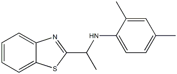 N-[1-(1,3-benzothiazol-2-yl)ethyl]-2,4-dimethylaniline Struktur