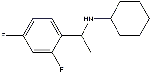 N-[1-(2,4-difluorophenyl)ethyl]cyclohexanamine Struktur