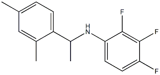 N-[1-(2,4-dimethylphenyl)ethyl]-2,3,4-trifluoroaniline Struktur