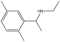 N-[1-(2,5-dimethylphenyl)ethyl]-N-ethylamine Struktur