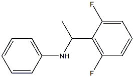 N-[1-(2,6-difluorophenyl)ethyl]aniline Struktur