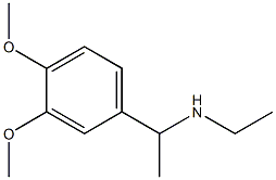 N-[1-(3,4-dimethoxyphenyl)ethyl]-N-ethylamine Struktur