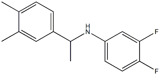 N-[1-(3,4-dimethylphenyl)ethyl]-3,4-difluoroaniline Struktur