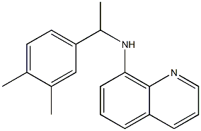 N-[1-(3,4-dimethylphenyl)ethyl]quinolin-8-amine Struktur