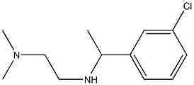 N'-[1-(3-chlorophenyl)ethyl]-N,N-dimethylethane-1,2-diamine Struktur