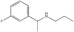 N-[1-(3-fluorophenyl)ethyl]-N-propylamine Struktur