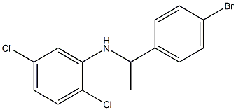 N-[1-(4-bromophenyl)ethyl]-2,5-dichloroaniline Struktur