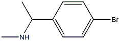 N-[1-(4-bromophenyl)ethyl]-N-methylamine Struktur