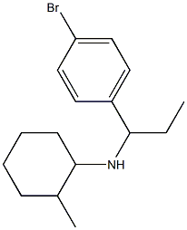 N-[1-(4-bromophenyl)propyl]-2-methylcyclohexan-1-amine Struktur