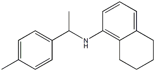 N-[1-(4-methylphenyl)ethyl]-5,6,7,8-tetrahydronaphthalen-1-amine Struktur