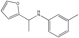 N-[1-(furan-2-yl)ethyl]-3-methylaniline Struktur