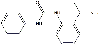 N-[2-(1-aminoethyl)phenyl]-N'-phenylurea Struktur