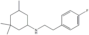 N-[2-(4-fluorophenyl)ethyl]-3,3,5-trimethylcyclohexan-1-amine Struktur