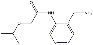 N-[2-(aminomethyl)phenyl]-2-(propan-2-yloxy)acetamide Struktur