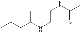 N-[2-(pentan-2-ylamino)ethyl]acetamide Struktur