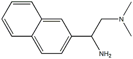 N-[2-amino-2-(2-naphthyl)ethyl]-N,N-dimethylamine Struktur