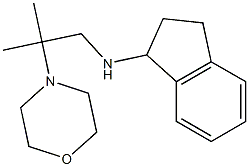 N-[2-methyl-2-(morpholin-4-yl)propyl]-2,3-dihydro-1H-inden-1-amine Struktur