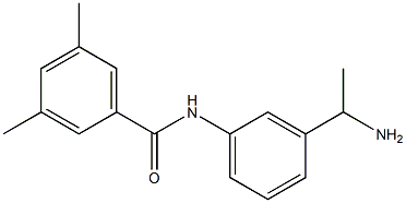 N-[3-(1-aminoethyl)phenyl]-3,5-dimethylbenzamide Struktur