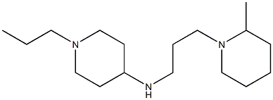 N-[3-(2-methylpiperidin-1-yl)propyl]-1-propylpiperidin-4-amine Struktur