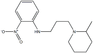 N-[3-(2-methylpiperidin-1-yl)propyl]-2-nitroaniline Struktur