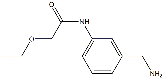 N-[3-(aminomethyl)phenyl]-2-ethoxyacetamide Struktur