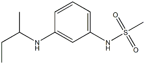 N-[3-(butan-2-ylamino)phenyl]methanesulfonamide Struktur