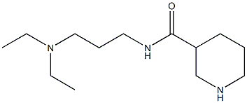 N-[3-(diethylamino)propyl]piperidine-3-carboxamide Struktur