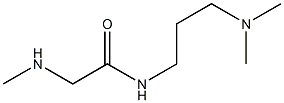 N-[3-(dimethylamino)propyl]-2-(methylamino)acetamide Struktur