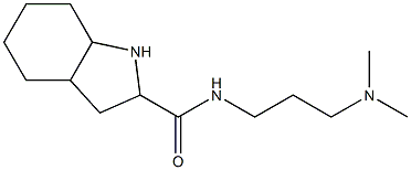 N-[3-(dimethylamino)propyl]octahydro-1H-indole-2-carboxamide Struktur