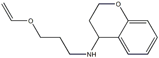 N-[3-(ethenyloxy)propyl]-3,4-dihydro-2H-1-benzopyran-4-amine Struktur