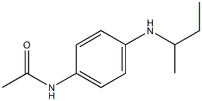 N-[4-(butan-2-ylamino)phenyl]acetamide Struktur