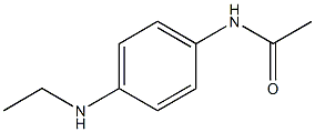 N-[4-(ethylamino)phenyl]acetamide Struktur