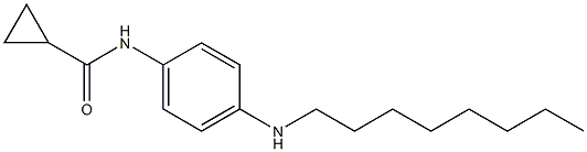 N-[4-(octylamino)phenyl]cyclopropanecarboxamide Struktur