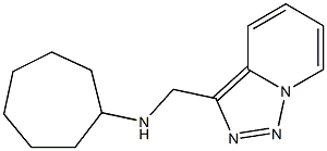 N-{[1,2,4]triazolo[3,4-a]pyridin-3-ylmethyl}cycloheptanamine Struktur