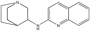 N-{1-azabicyclo[2.2.2]octan-3-yl}quinolin-2-amine Struktur