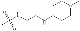 N-{2-[(1-methylpiperidin-4-yl)amino]ethyl}methanesulfonamide Struktur