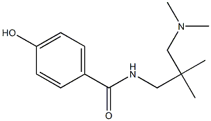 N-{2-[(dimethylamino)methyl]-2-methylpropyl}-4-hydroxybenzamide Struktur