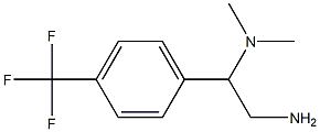 N-{2-amino-1-[4-(trifluoromethyl)phenyl]ethyl}-N,N-dimethylamine Struktur